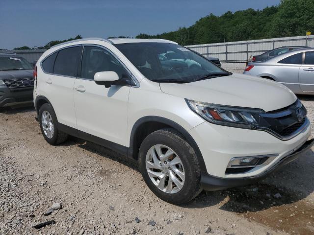 5J6RM4H76FL108015 - 2015 HONDA CR-V EXL WHITE photo 4