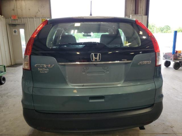 2HKRM4H34EH725919 - 2014 HONDA CR-V LX TEAL photo 6