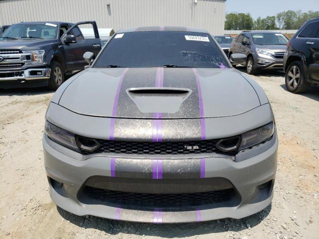 2C3CDXGJ5KH572404 - 2019 DODGE CHARGER SCAT PACK GRAY photo 5