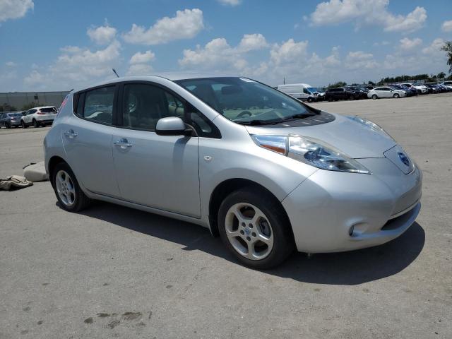 JN1AZ0CP7CT016947 - 2012 NISSAN LEAF SV SILVER photo 4