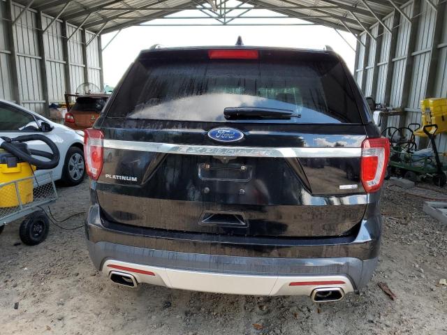 1FM5K8HT4HGC64897 - 2017 FORD EXPLORER PLATINUM BLACK photo 6