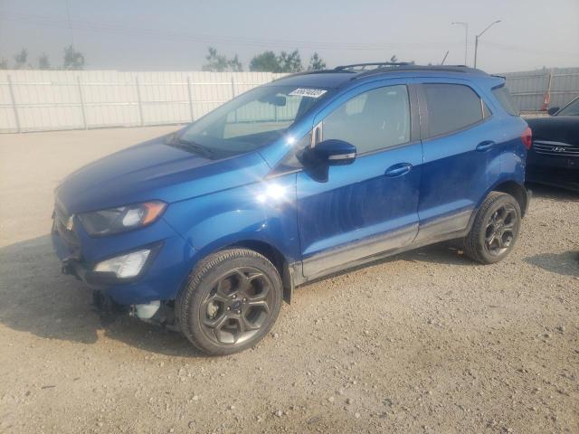 MAJ6P1CL8JC222132 - 2018 FORD ECOSPORT SES BLUE photo 1