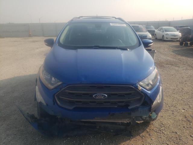 MAJ6P1CL8JC222132 - 2018 FORD ECOSPORT SES BLUE photo 5