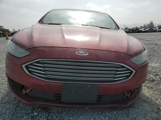 3FA6P0LU6HR287687 - 2017 FORD FUSION SE HYBRID RED photo 5