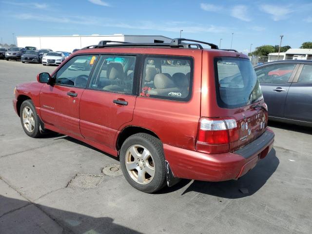 JF1SF65642H710665 - 2002 SUBARU FORESTER S RED photo 2