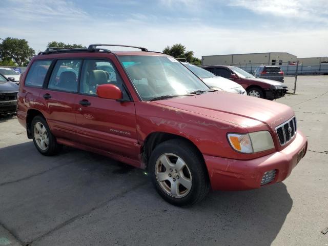 JF1SF65642H710665 - 2002 SUBARU FORESTER S RED photo 4