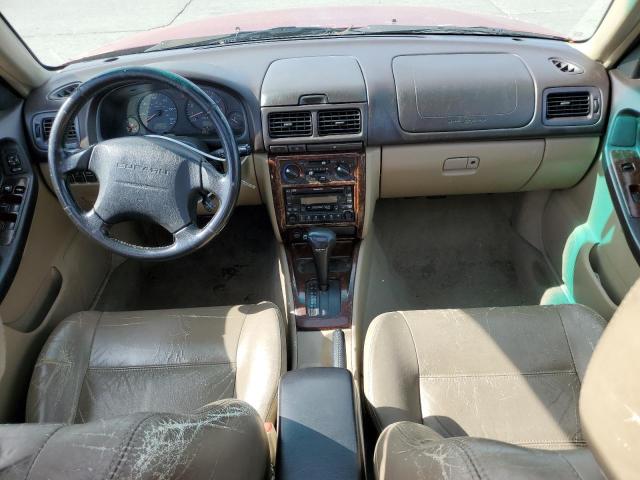 JF1SF65642H710665 - 2002 SUBARU FORESTER S RED photo 8