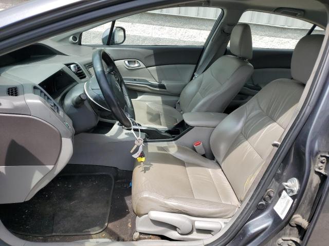 2HGFB2F95CH511453 - 2012 HONDA CIVIC EXL ნაცრისფერი ფოტო 7