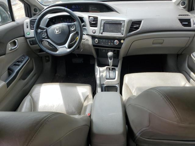 2HGFB2F95CH511453 - 2012 HONDA CIVIC EXL ნაცრისფერი ფოტო 8