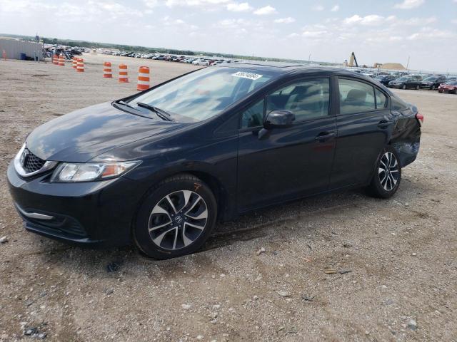 2HGFB2F83DH532505 - 2013 HONDA CIVIC EX BLACK photo 1