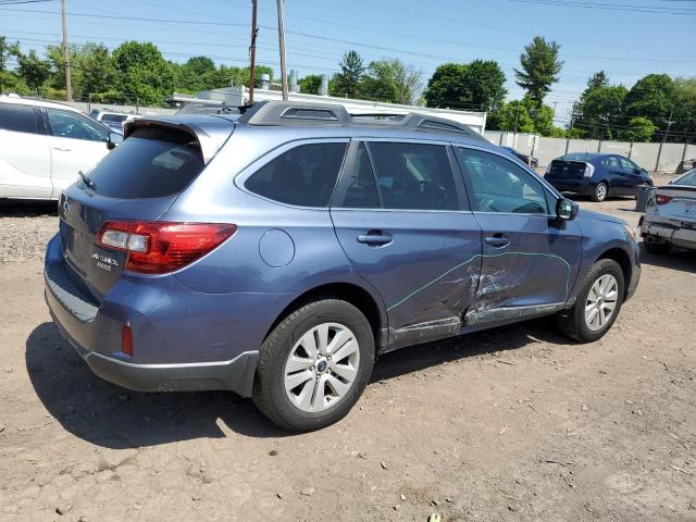 4S4BSAEC4F3264014 - 2015 SUBARU OUTBACK 2.5I PREMIUM BLUE photo 3