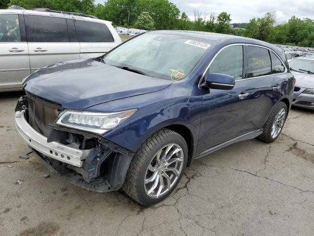 5FRYD4H42GB051936 - 2016 ACURA MDX TECHNOLOGY BLUE photo 1