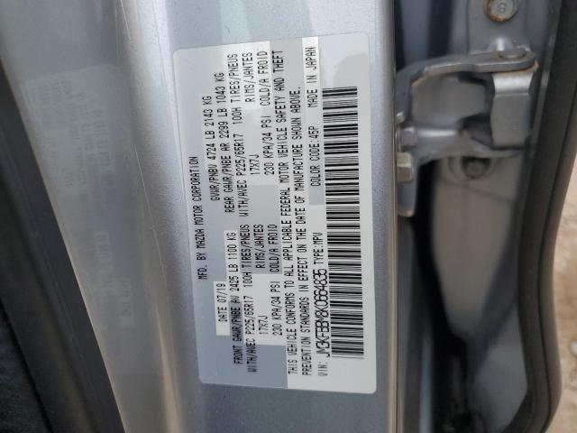 JM3KFBBM8K0664835 - 2019 MAZDA CX-5 SPORT SILVER photo 14