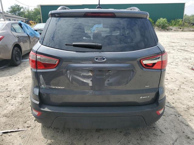MAJ6S3GL9LC387338 - 2020 FORD ECOSPORT SE GRAY photo 6