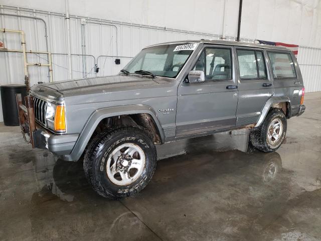 1J4FJ58L2LL280231 - 1990 JEEP CHEROKEE LAREDO GRAY photo 1