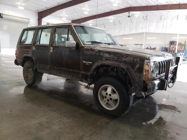 1J4FJ58L2LL280231 - 1990 JEEP CHEROKEE LAREDO GRAY photo 4