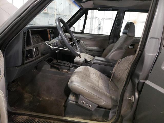 1J4FJ58L2LL280231 - 1990 JEEP CHEROKEE LAREDO GRAY photo 7