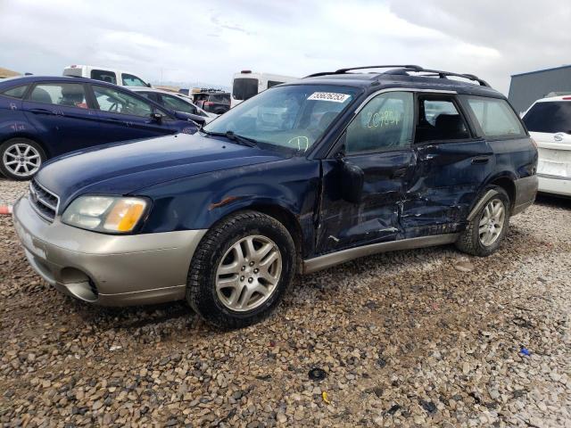 4S3BH6657Y7658800 - 2000 SUBARU LEGACY OUTBACK TWO TONE photo 1