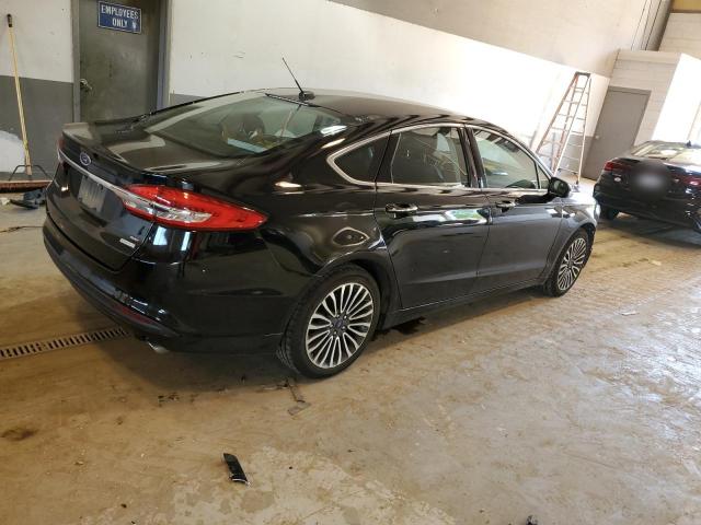 3FA6P0HD0JR223272 - 2018 FORD FUSION SE BLACK photo 3