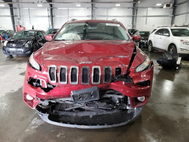 1C4PJMCB7FW551242 - 2015 JEEP CHEROKEE LATITUDE RED photo 5