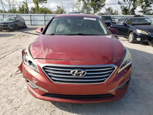 5NPE24AF7FH092620 - 2015 HYUNDAI SONATA SE BURGUNDY photo 5