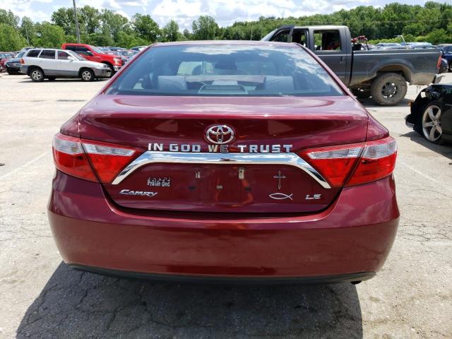 4T1BF1FK8GU536280 - 2016 TOYOTA CAMRY LE RED photo 6