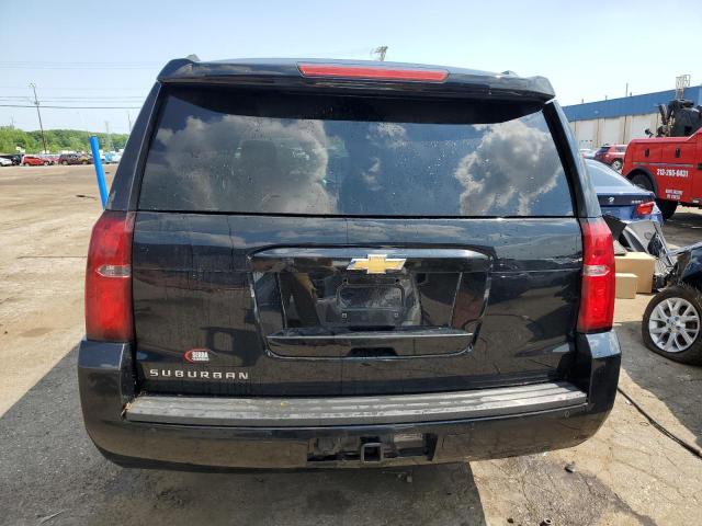 1GNSKHKC9GR447402 - 2016 CHEVROLET SUBURBAN K1500 LT BLACK photo 6