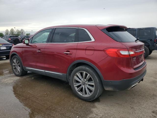 2LMTJ8LP5GBL43607 - 2016 LINCOLN MKX RESERVE მუქწითელი ფოტო 2