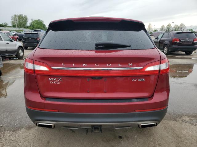 2LMTJ8LP5GBL43607 - 2016 LINCOLN MKX RESERVE მუქწითელი ფოტო 6