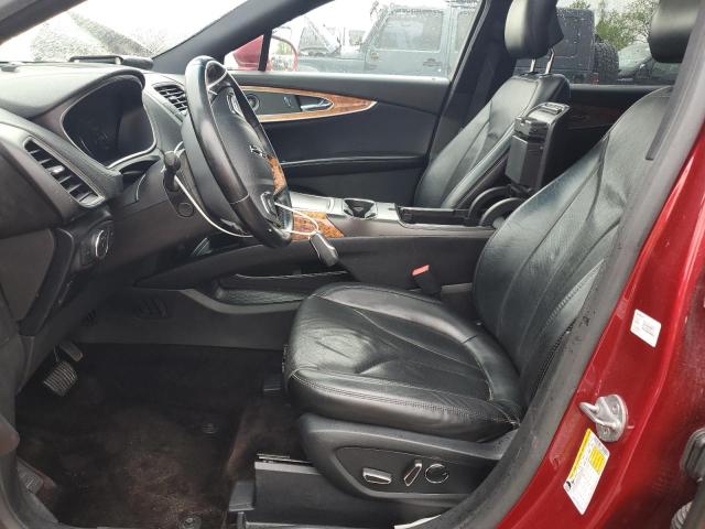 2LMTJ8LP5GBL43607 - 2016 LINCOLN MKX RESERVE მუქწითელი ფოტო 7