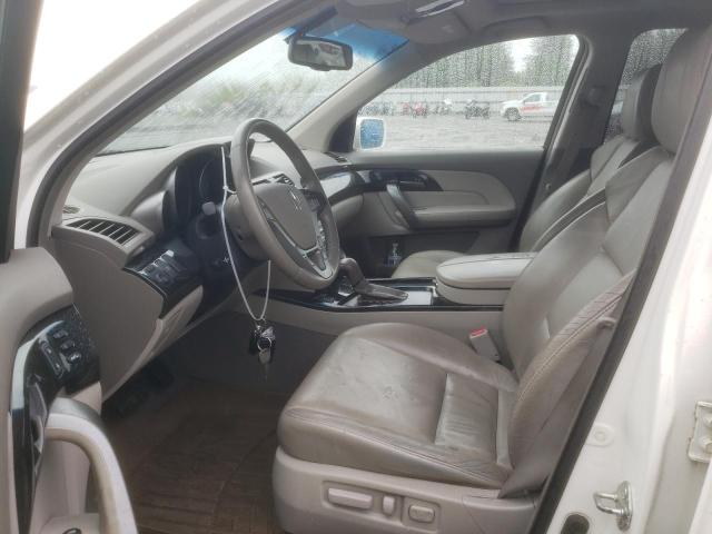 2HNYD28659H523562 - 2009 ACURA MDX TECHNOLOGY WHITE photo 7