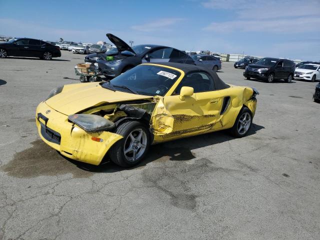 JTDFR320610041278 - 2001 TOYOTA MR2 SPYDER YELLOW photo 1