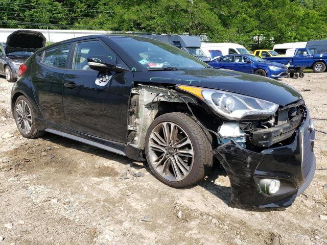 KMHTC6AE2HU308840 - 2017 HYUNDAI VELOSTER TURBO BLACK photo 4