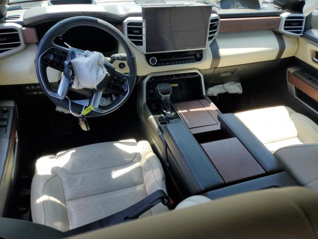 5TFMA5EC6NX005135 - 2022 TOYOTA TUNDRA CREWMAX PLATINUM შავი ფოტო 8