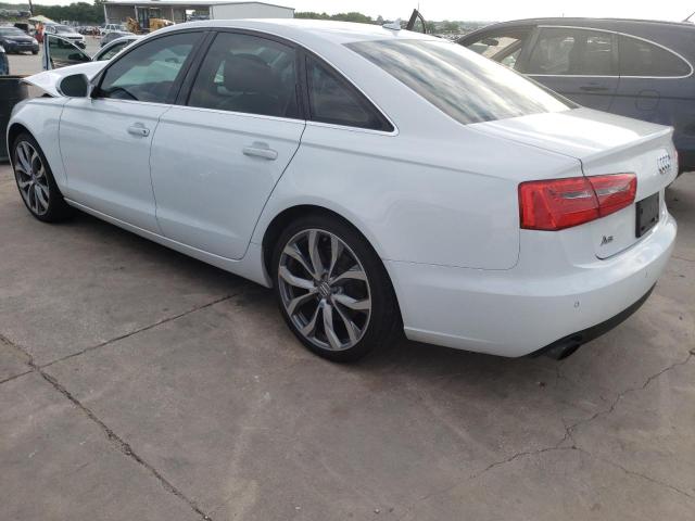 WAUGFAFC9EN087120 - 2014 AUDI A6 PREMIUM PLUS WHITE photo 2