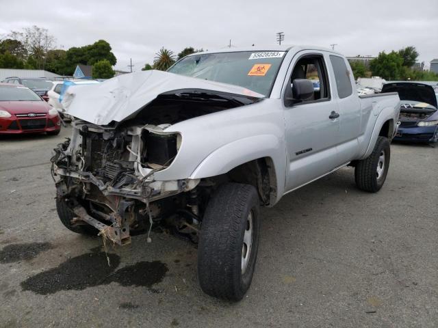 5TETU62N95Z081004 - 2005 TOYOTA TACOMA PRERUNNER ACCESS CAB SILVER photo 1