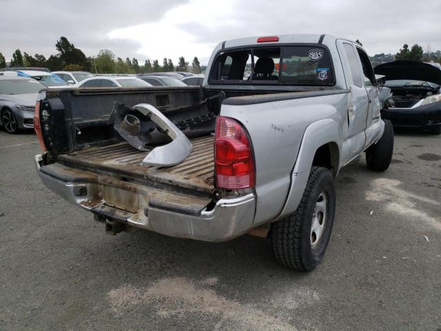 5TETU62N95Z081004 - 2005 TOYOTA TACOMA PRERUNNER ACCESS CAB SILVER photo 3