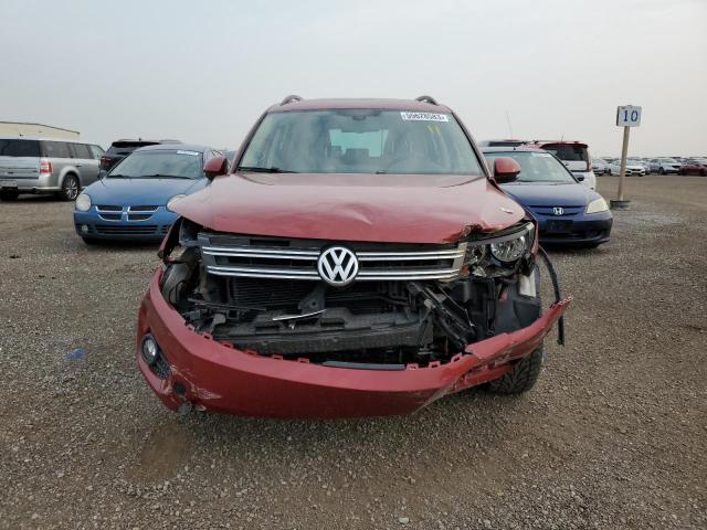 WVGJV7AX3GW067883 - 2016 VOLKSWAGEN TIGUAN COMFORTLINE RED photo 5