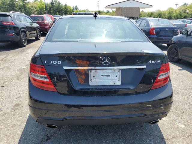 WDDGF8AB6DR275780 - 2013 MERCEDES-BENZ C 300 4MATIC BLACK photo 6