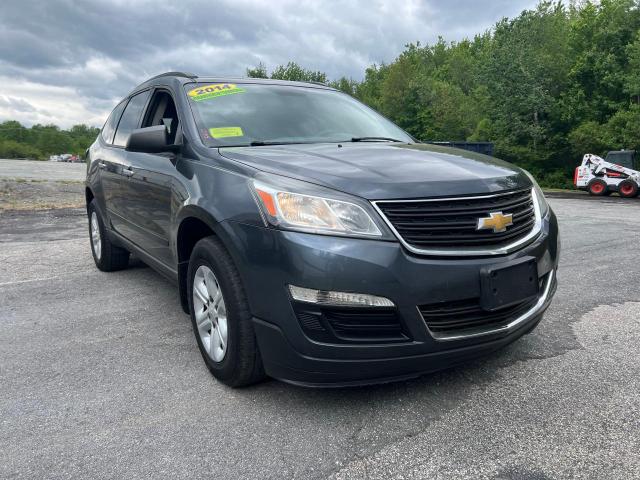 1GNKVFED2EJ171138 - 2014 CHEVROLET TRAVERSE LS GRAY photo 1