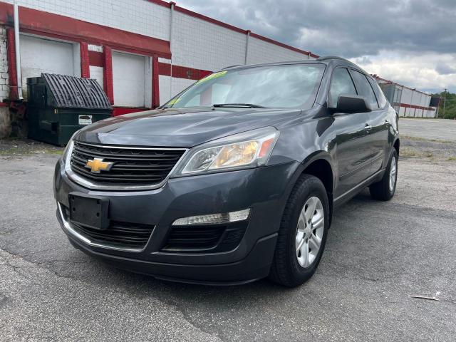 1GNKVFED2EJ171138 - 2014 CHEVROLET TRAVERSE LS GRAY photo 2