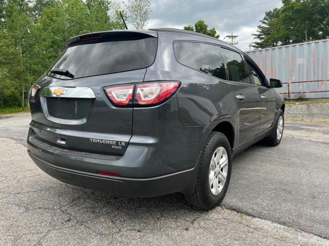 1GNKVFED2EJ171138 - 2014 CHEVROLET TRAVERSE LS GRAY photo 4