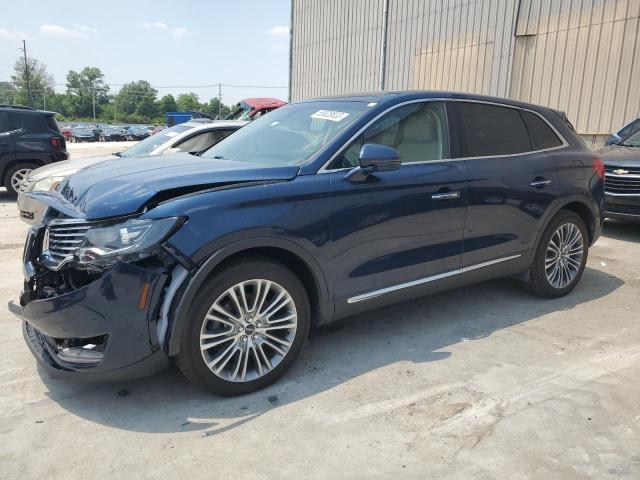 2LMPJ8LR7HBL37523 - 2017 LINCOLN MKX RESERVE Կապույտ լուսանկար 1