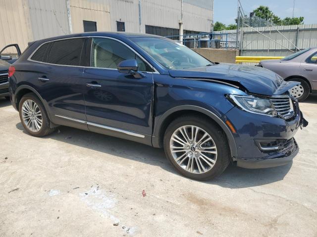 2LMPJ8LR7HBL37523 - 2017 LINCOLN MKX RESERVE Կապույտ լուսանկար 4