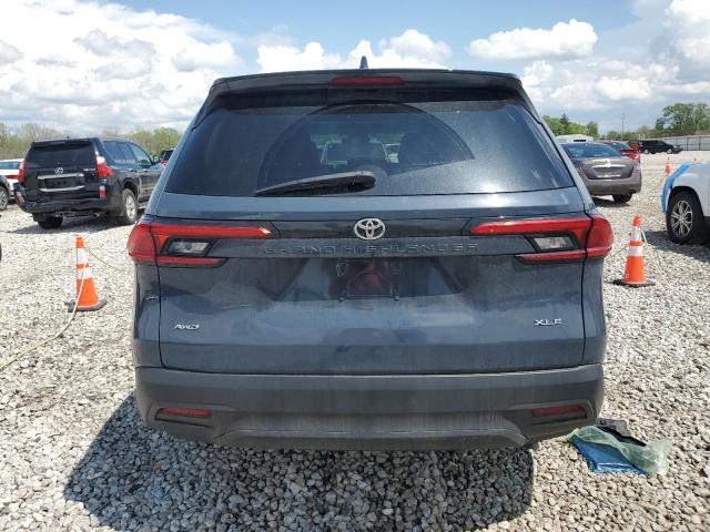 5TDAAAB50RS005290 - 2024 TOYOTA HIGHLANDER XLE BLUE photo 6