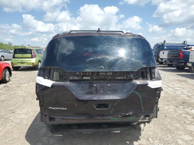 2C4RC1BG7HR527100 - 2017 CHRYSLER PACIFICA TOURING L შავი ფოტო 6