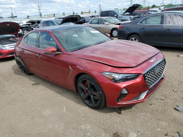 KMTG34LE3KU013827 - 2019 GENESIS G70 PRESTIGE RED photo 4