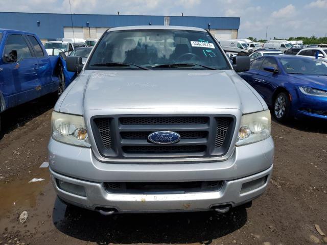 1FTPX145X4KD95594 - 2004 FORD F150 SILVER photo 5