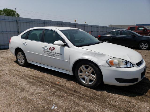 2G1WG5EK4B1160914 - 2011 CHEVROLET IMPALA LT WHITE photo 4