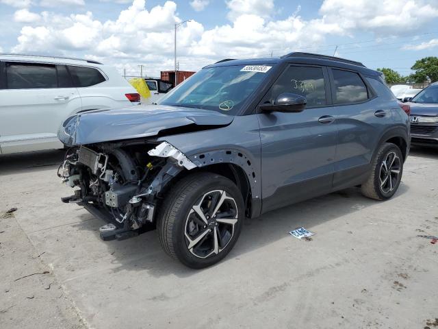 KL79MTSL5MB174464 - 2021 CHEVROLET TRAILBLAZE RS GRAY photo 1